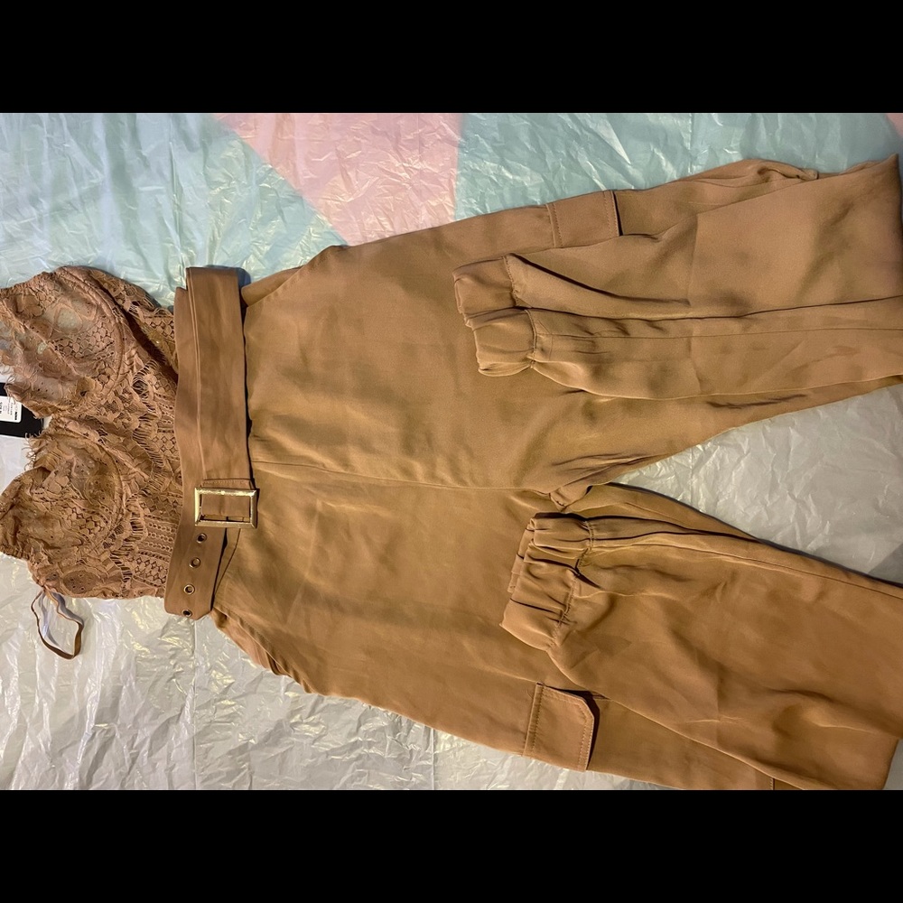 Kora Lace Jumpsuit From Fashion Nova